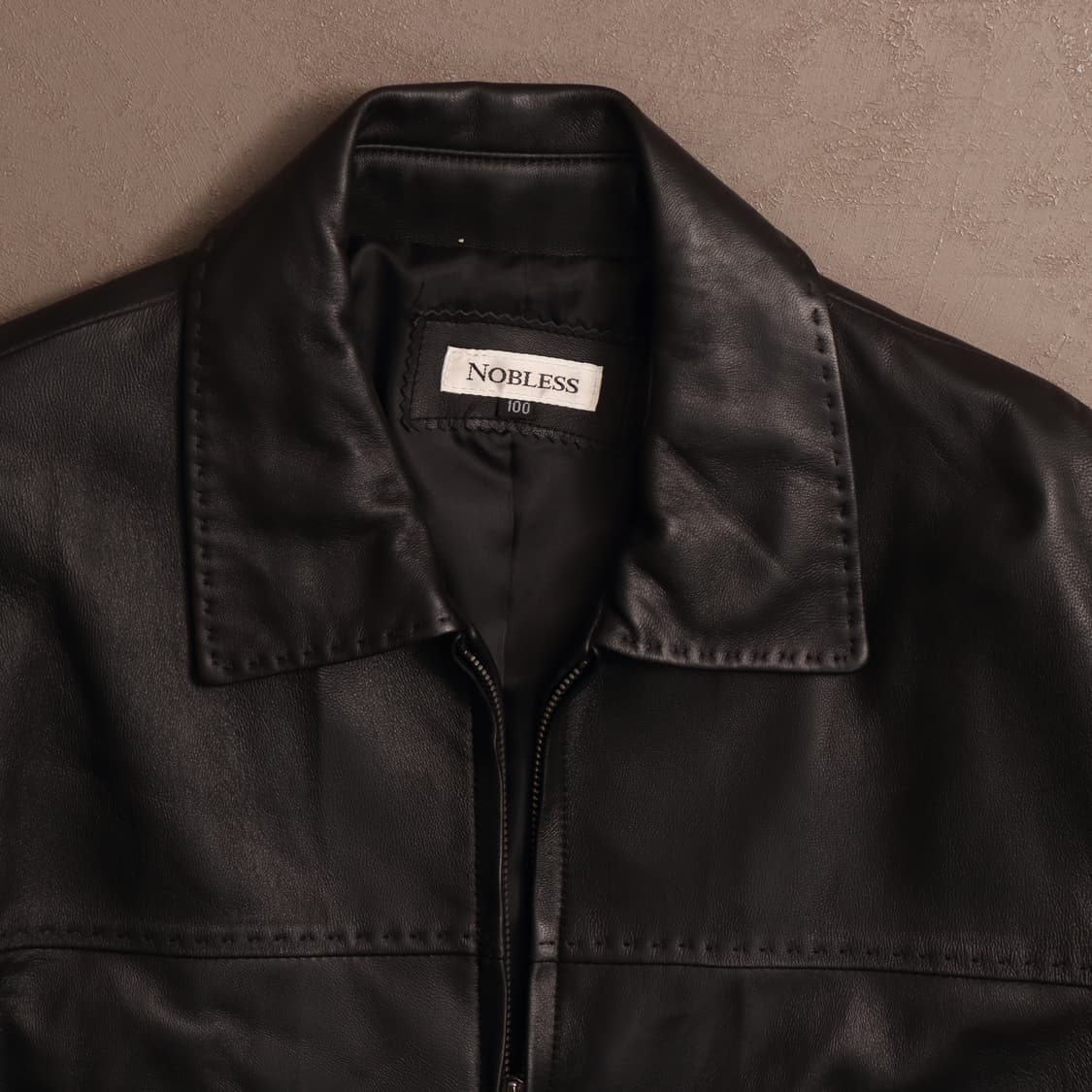 빈티지 소가죽 레더 트러커 자켓 A1674 상품이미지2