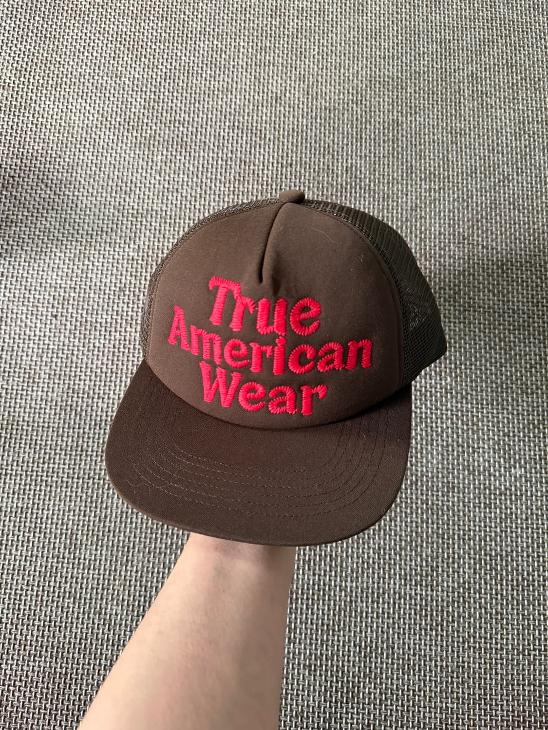 플리마켓🔥 바이커 트러커 캡 브라운 상품이미지2