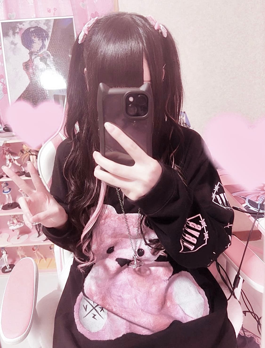 라스트바나나 mimi 하이브리드 아이폰 15 Pro 케이스 고양이 상품이미지1