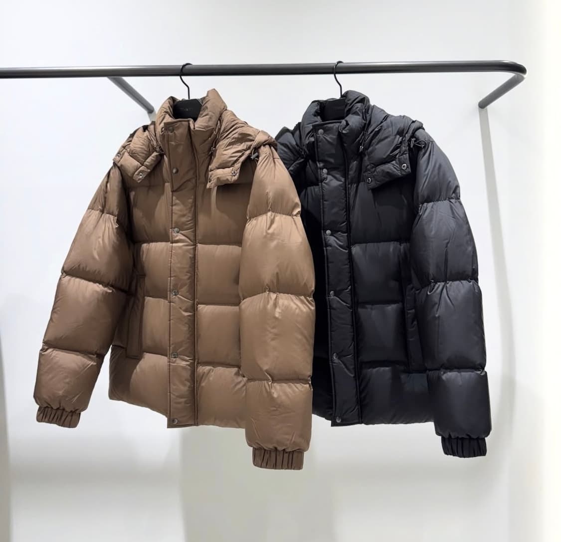 띠어리 맨 마르퀘즈 스냅다운 자켓 패딩 블랙 L 상품이미지2