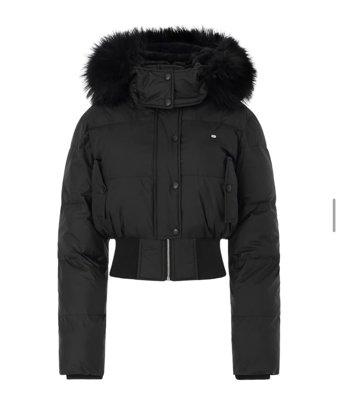 페일제이드 소프트 퍼 후디드 푸퍼 자켓 블랙 상품이미지2