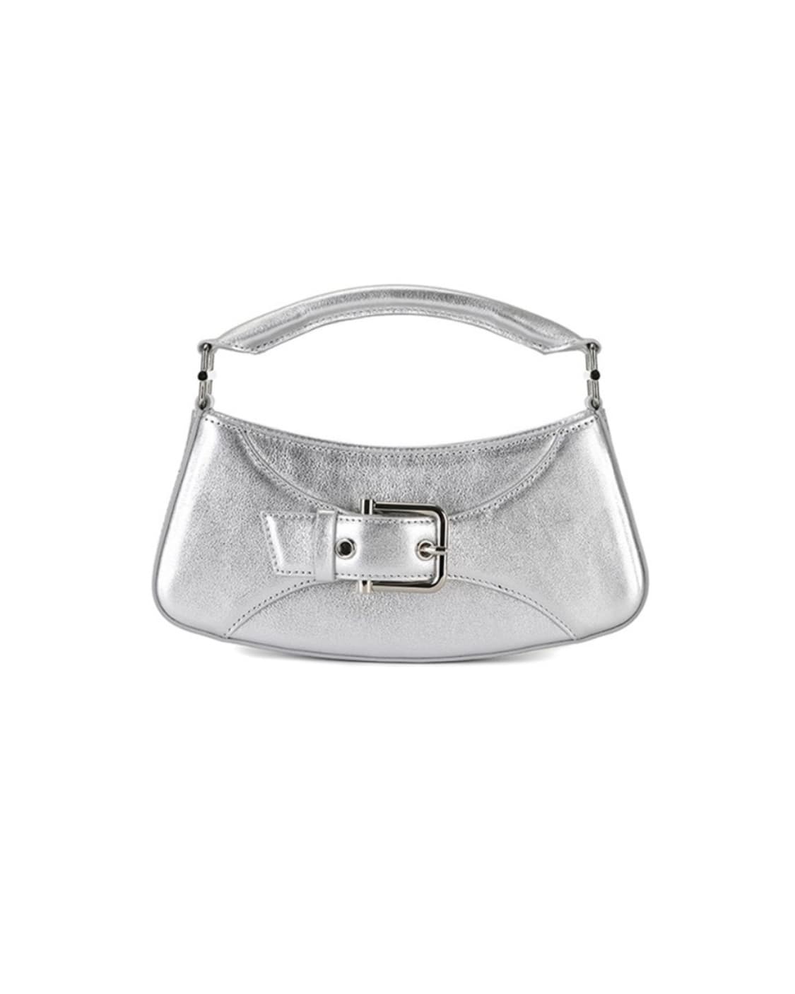 오소이 BELTED BROCLE_SMALL 실버 상품이미지1