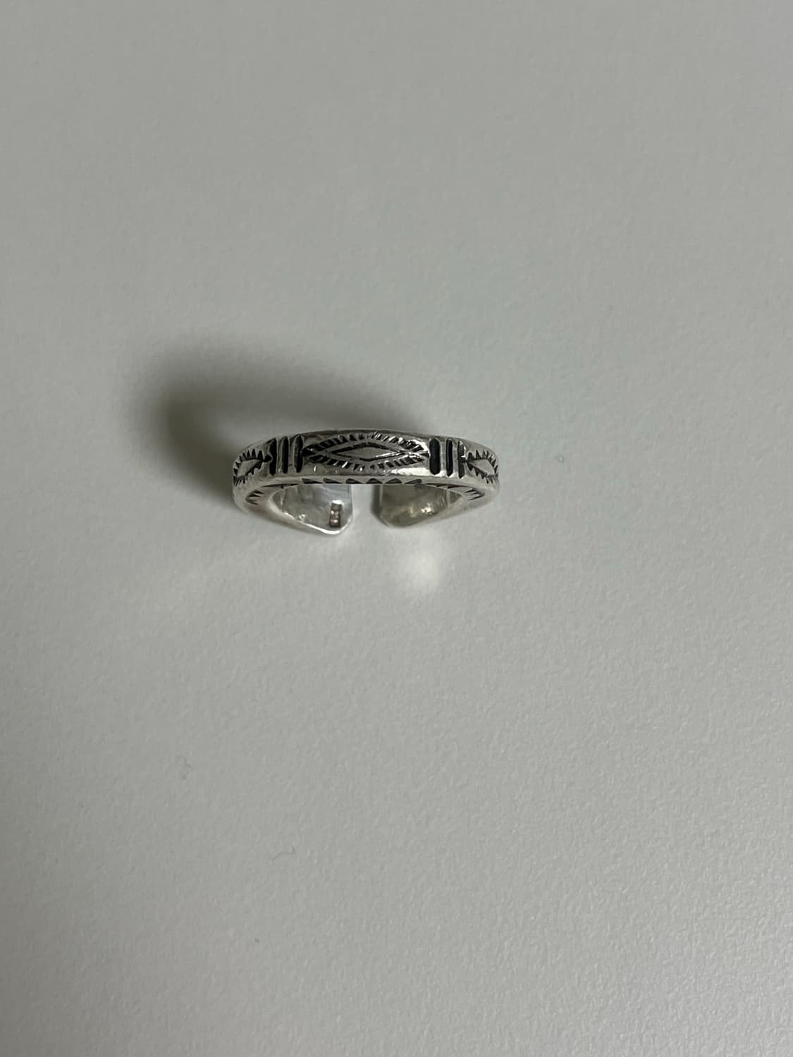 잔다리로 스토어구매 인디언패턴 빈티지 실버925 반지 상품이미지2