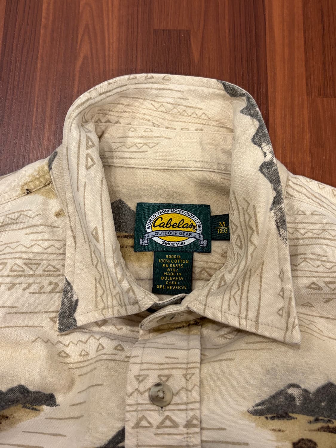 00s Cabela's 카벨라스 빈티지 패턴 셔츠 상품이미지10