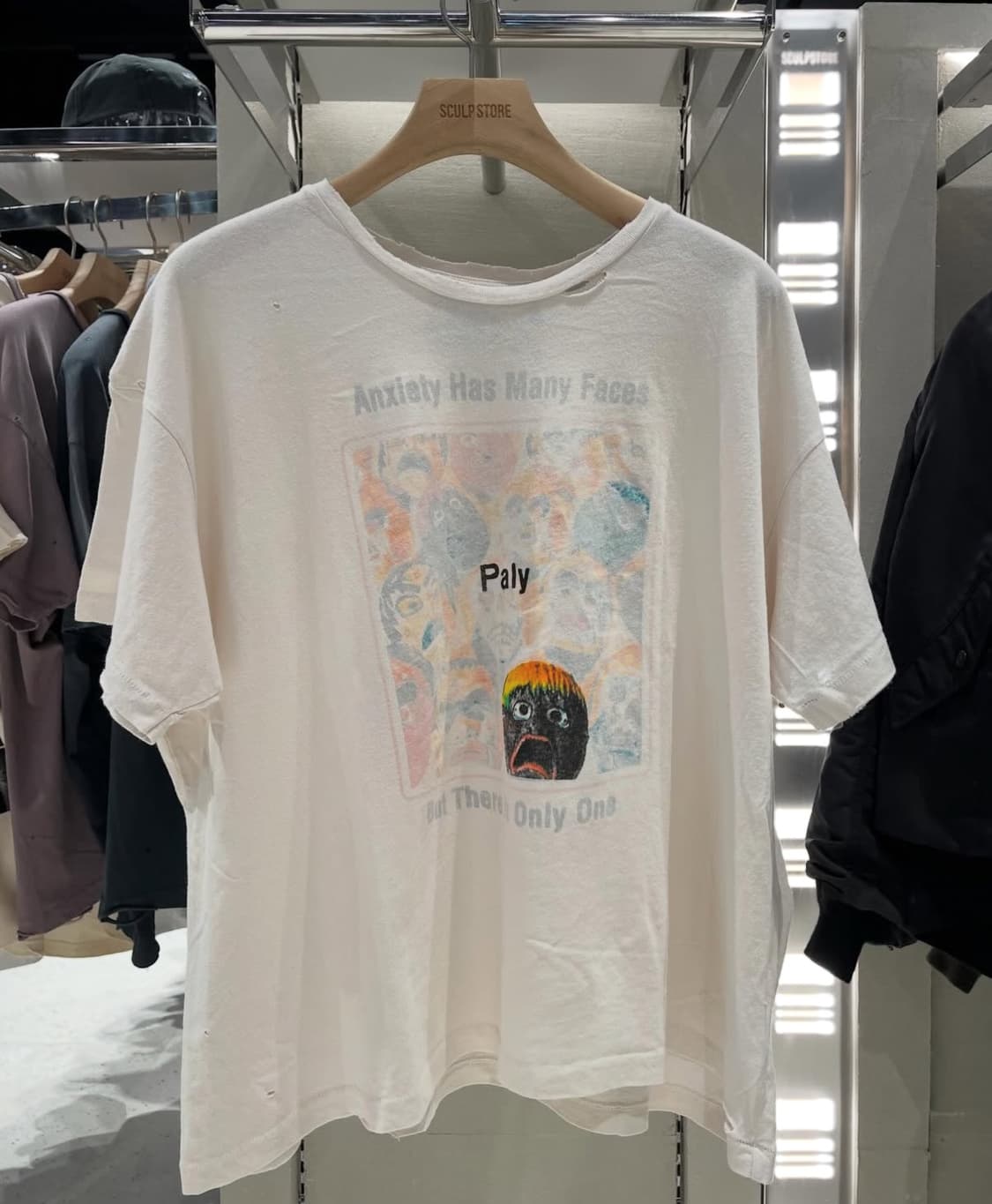 paly hollywood 26ss anxiety tee m 상품이미지3