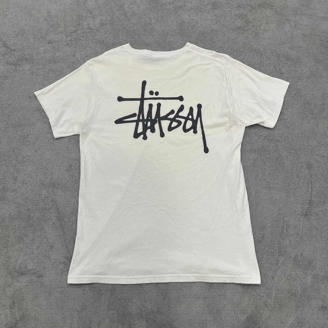 M 스투시 화이트 반팔 티셔츠 상품이미지3