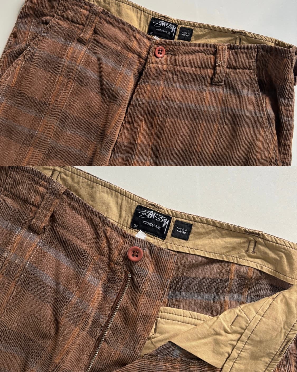 STUSSY 스투시 00‘s 체크 카고 팬츠 상품이미지7