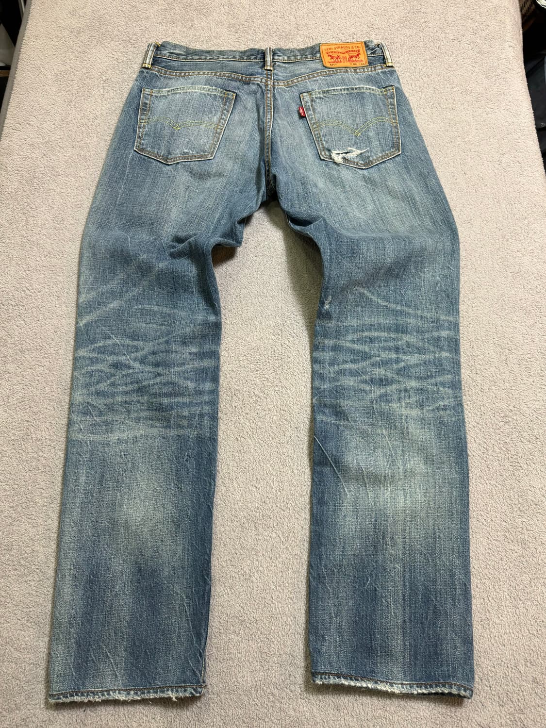 LEVIS 리바이스 빈티지 워싱 데미지 데님 청바지 / 86 상품이미지7