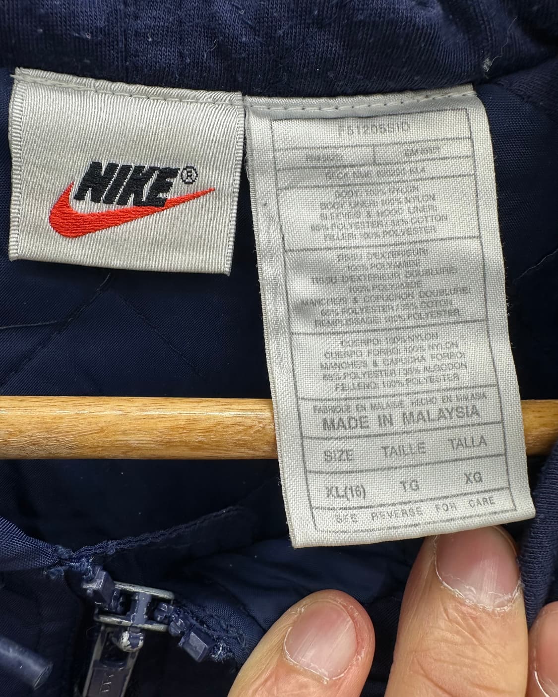 (XL)90'S 나이키 누빔 점퍼-M1508 상품이미지2