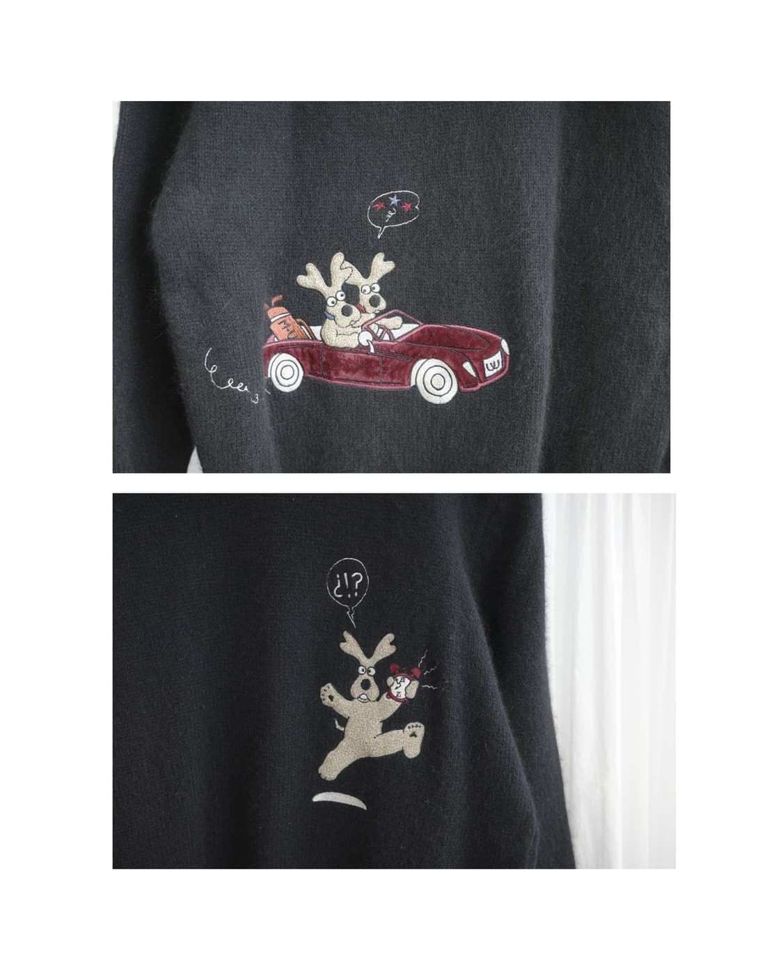  M.u.sports cute dog knit 상품이미지5