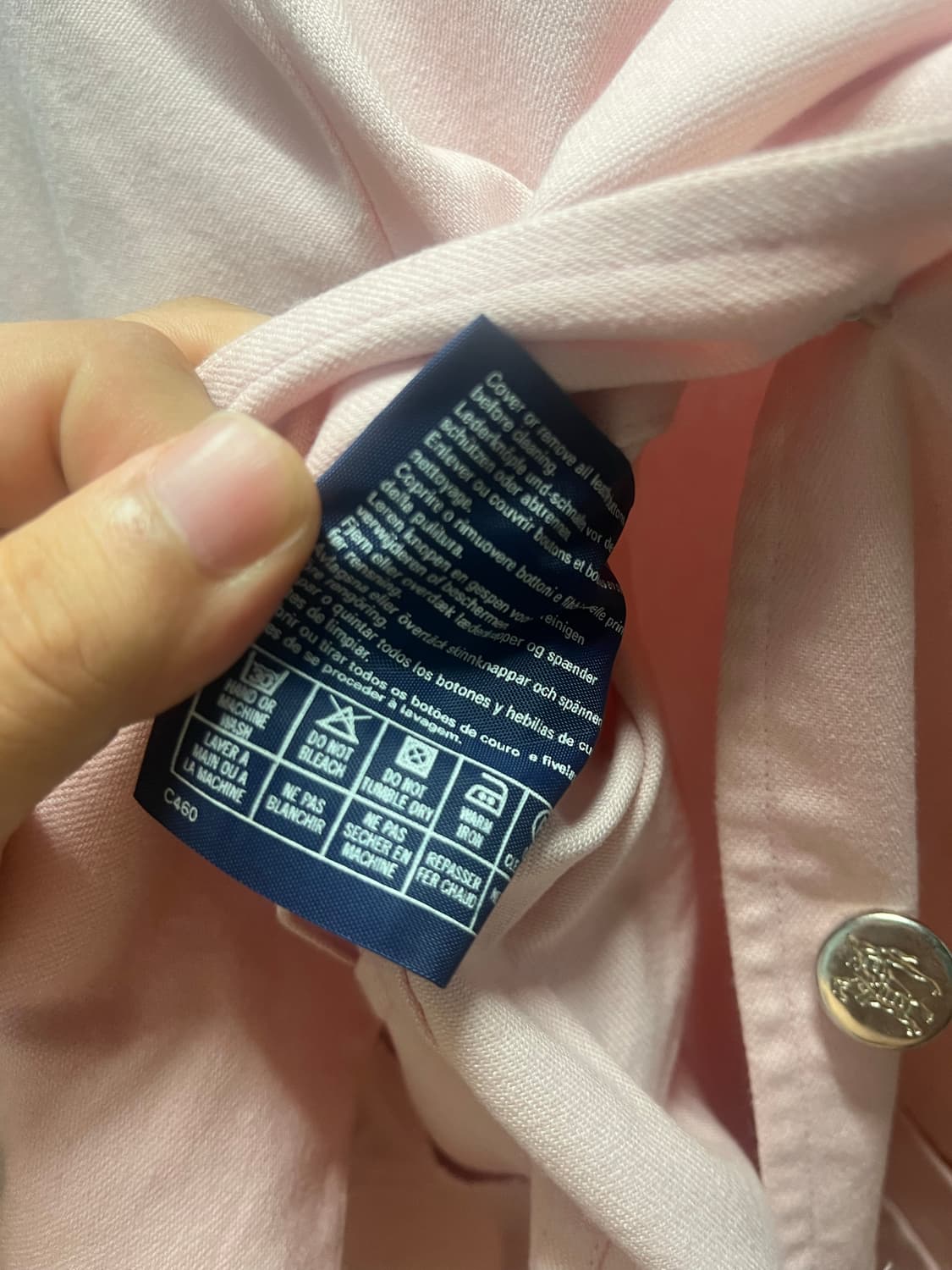 버버리 자켓 핑크 상품이미지6