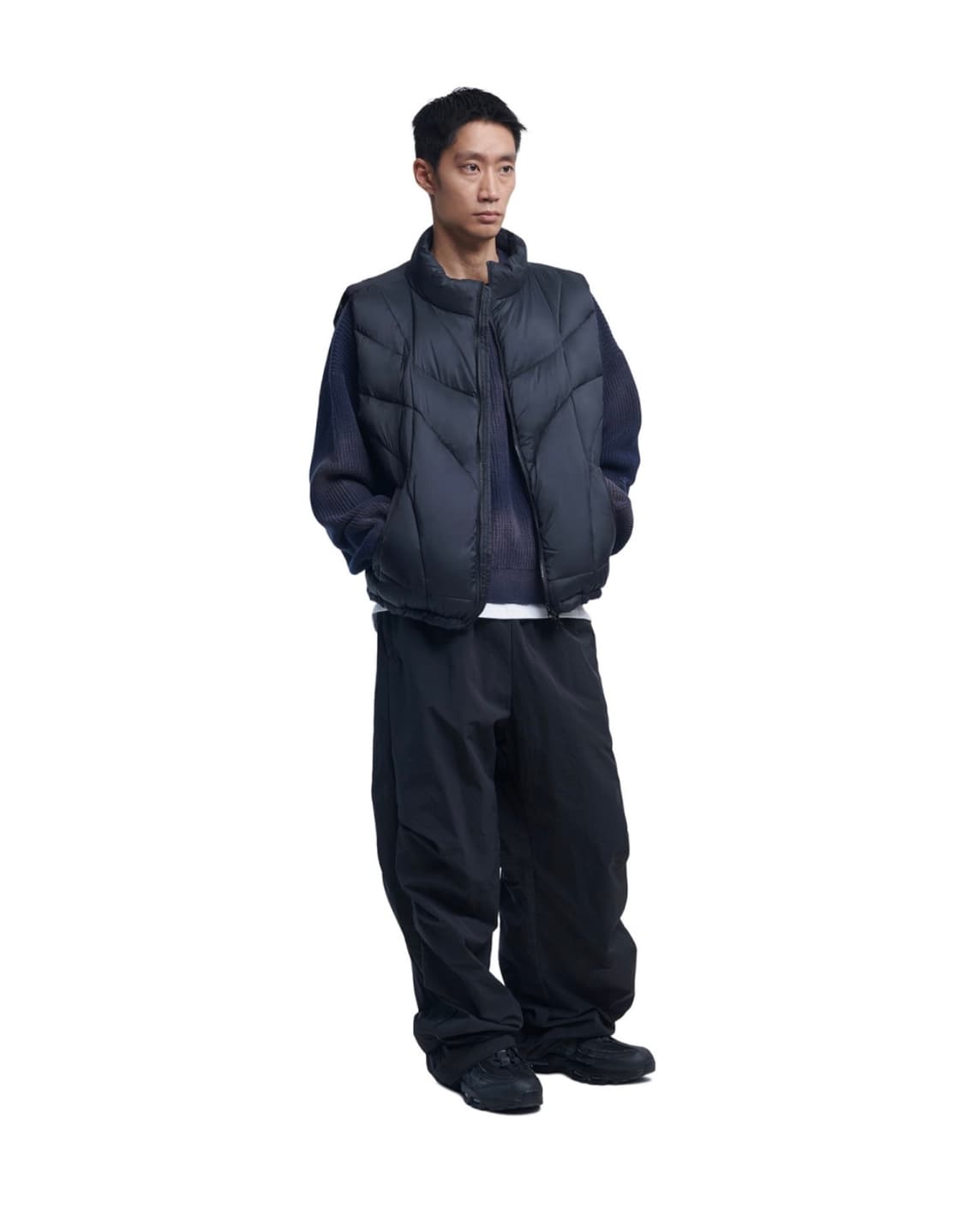 노매뉴얼 덕다운 패딩 조끼 블랙 100 상품이미지6