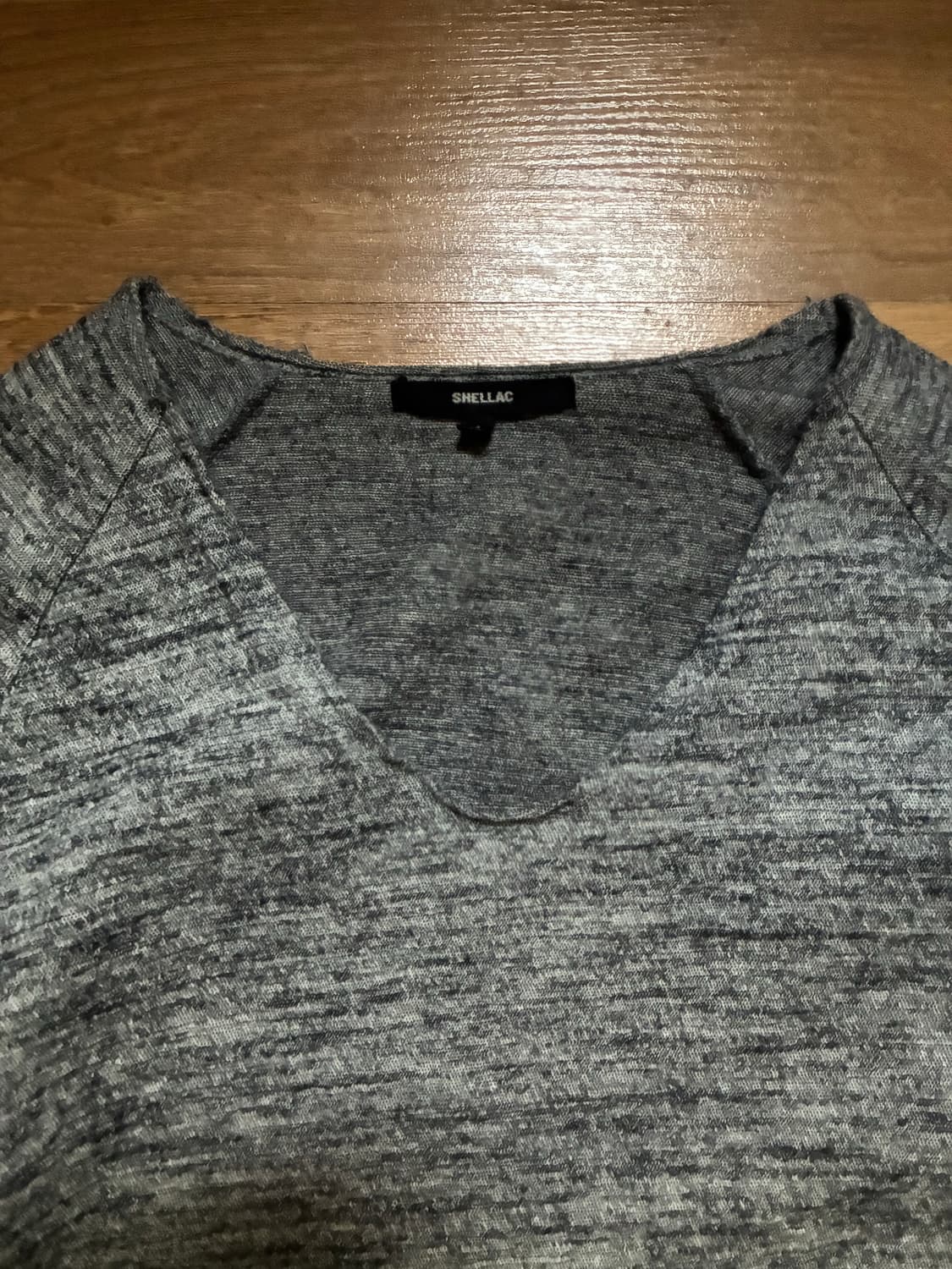 Shellac v neck distressed sleeve 46(M) 상품이미지2