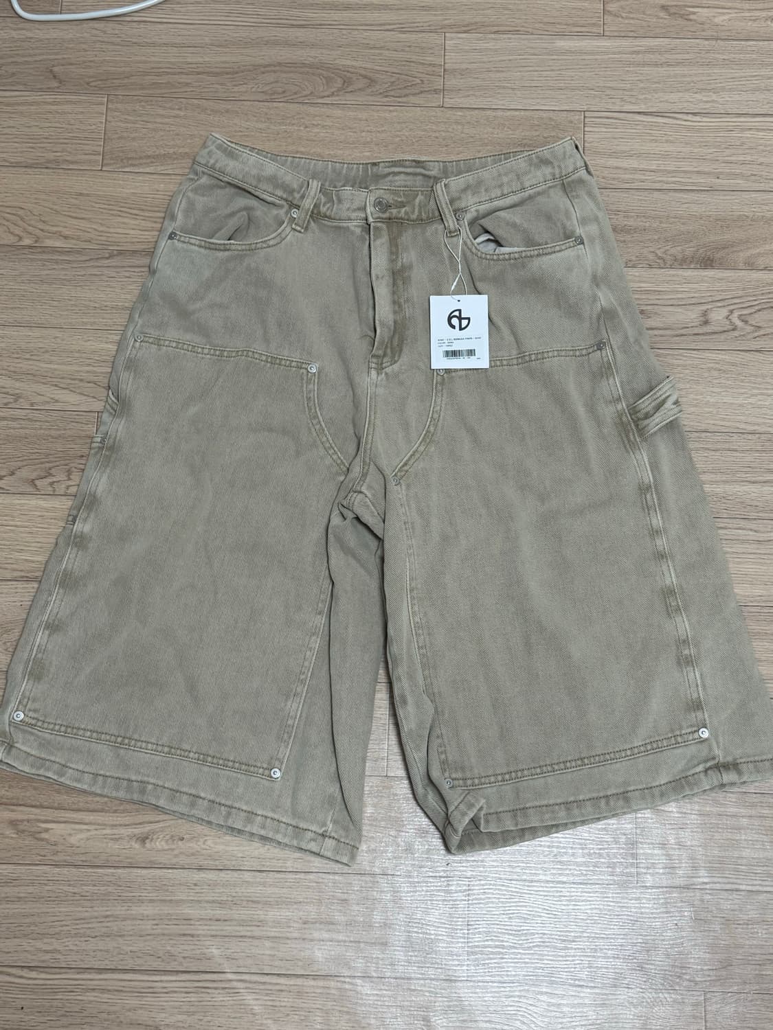 노메뉴얼 C.D.L BERMUDA PANTS - SAND 상품이미지7