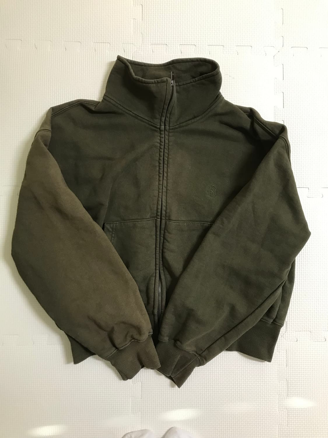 빈티지 기모 집업 상품이미지1