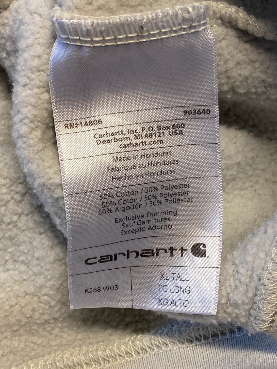 칼하트 후드티 (Man 3XL) AA0964 상품이미지6