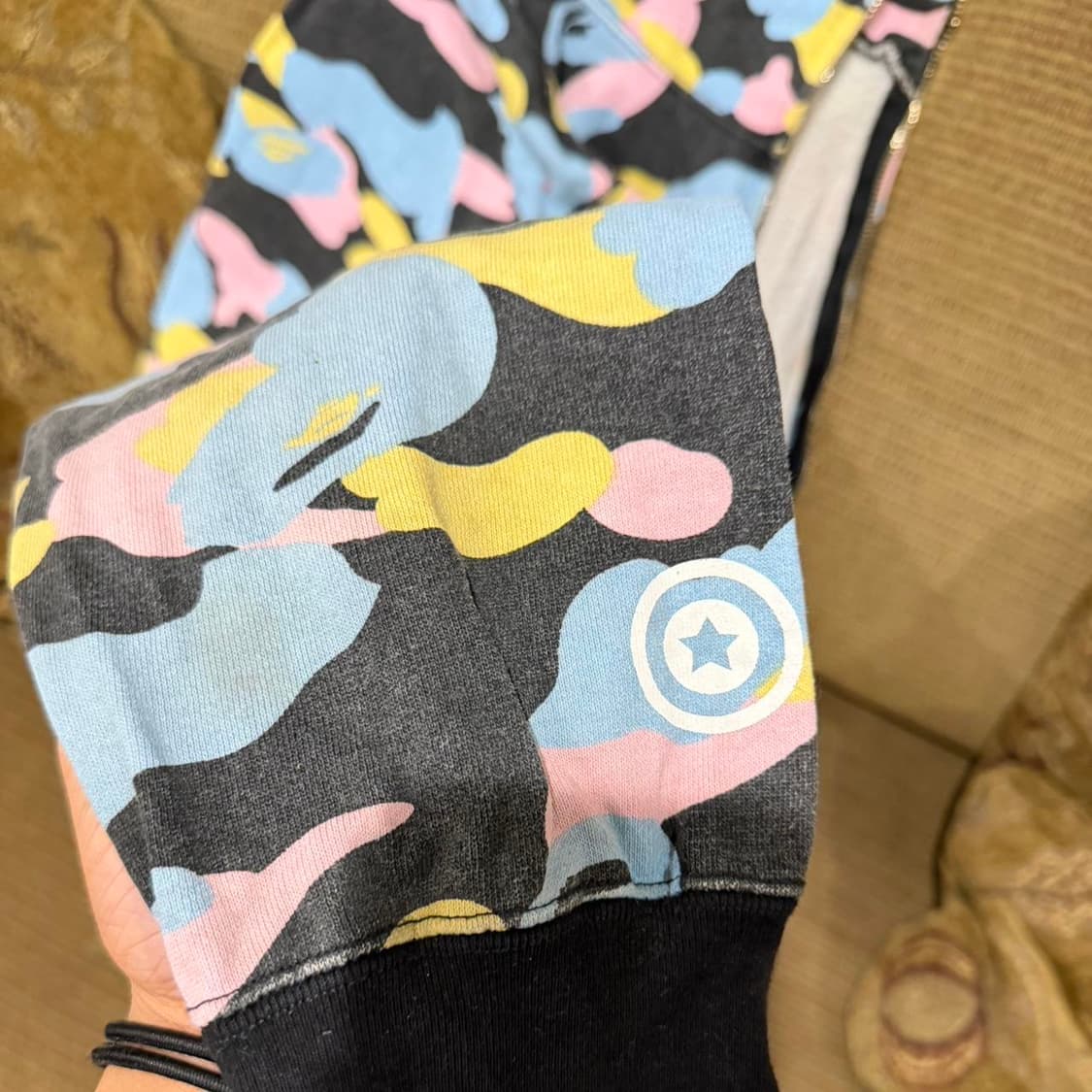 베이프 PONR 뉴 멀티 카모 세컨드 샤크 풀 후드집업 상품이미지4