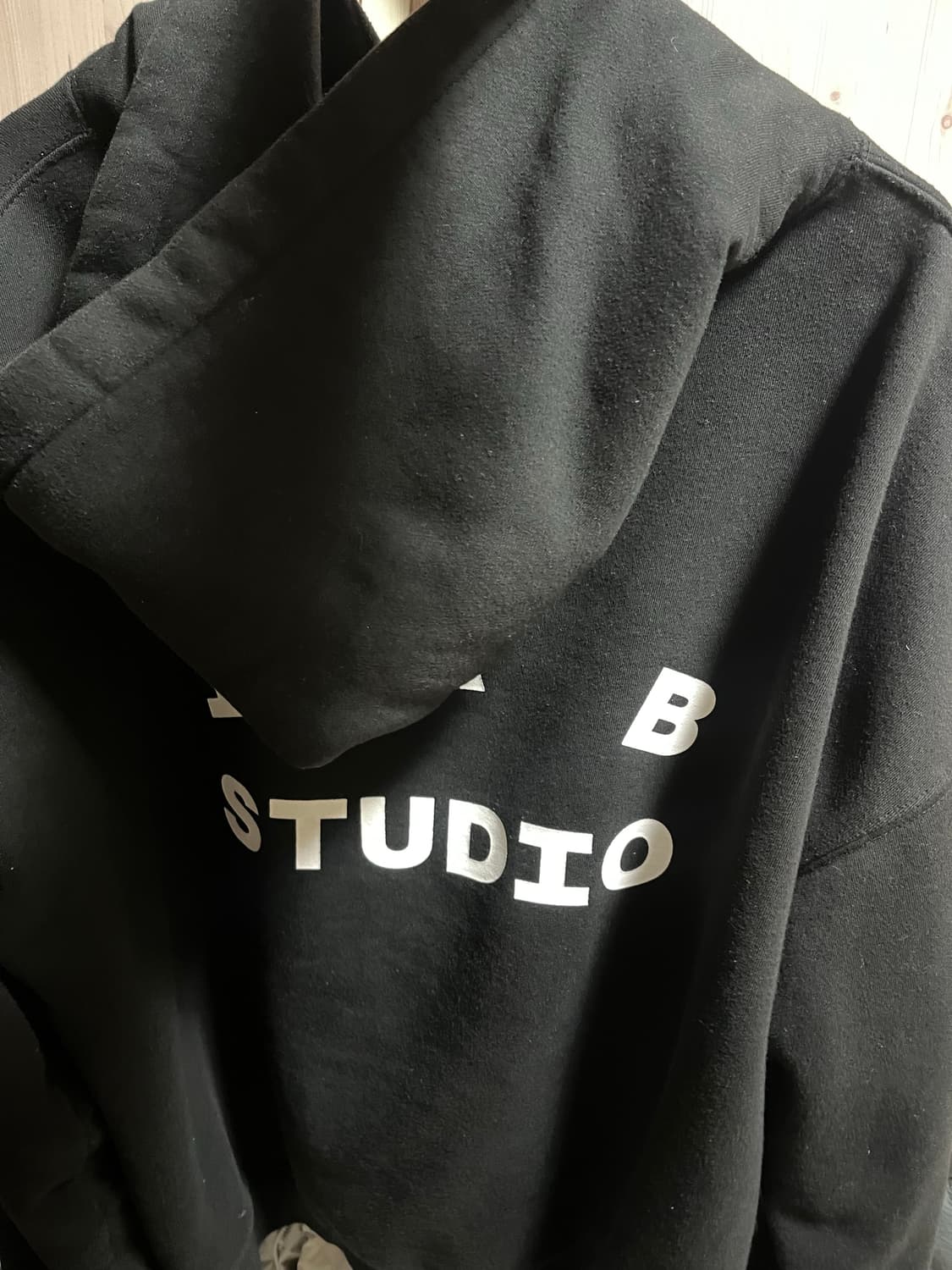 (정품)아이앱 스튜디오 후드티 블랙XL 상품이미지3