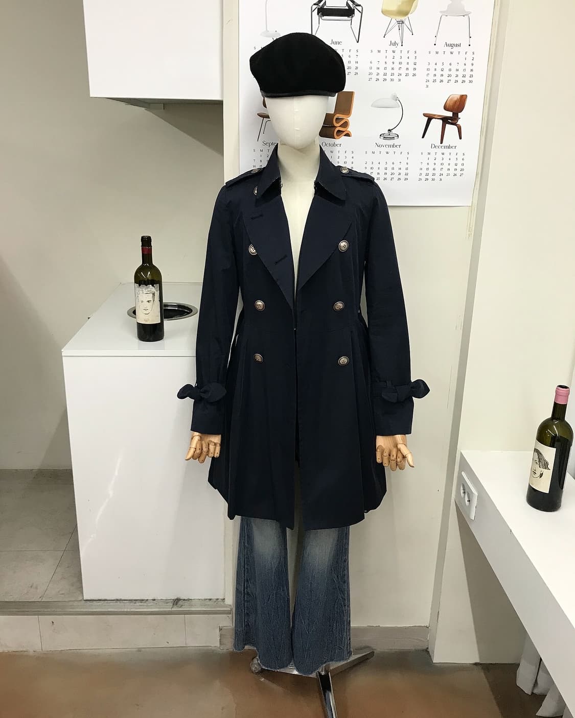 버버리 은장 더블 트렌치 코트 상품이미지5