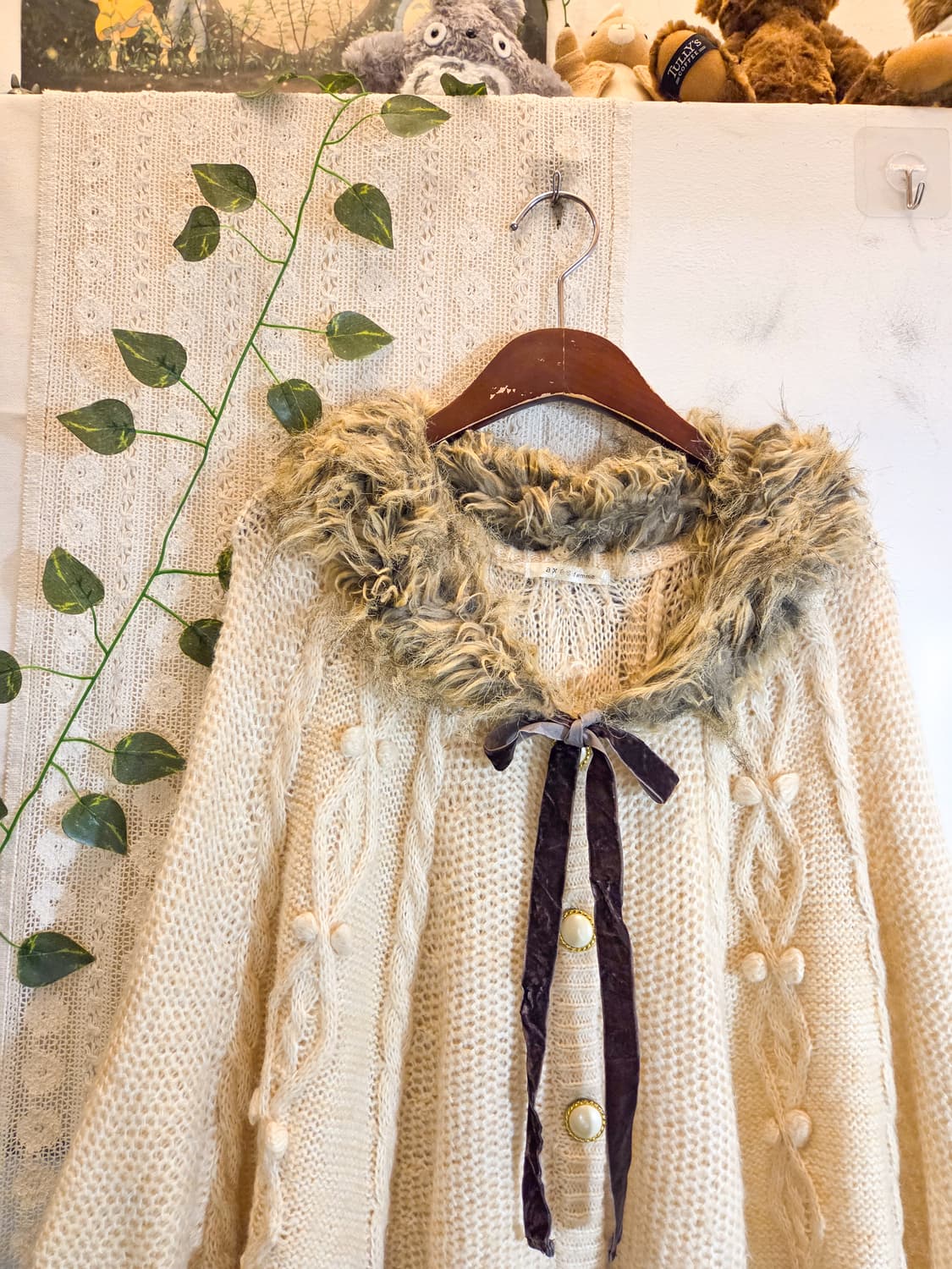 axes femme 러블리 케이프 가디건 상품이미지2