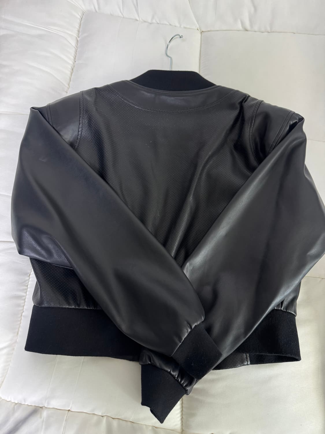 mischief 미스치프 레더 봄버 자켓 상품이미지2