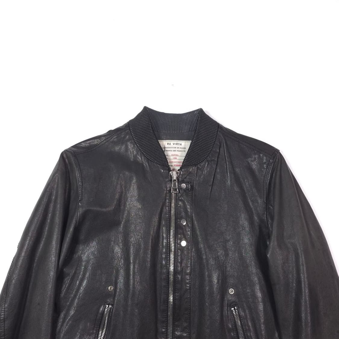 인터메조 리버스 양가죽 레더 봄버 자켓 95 상품이미지3