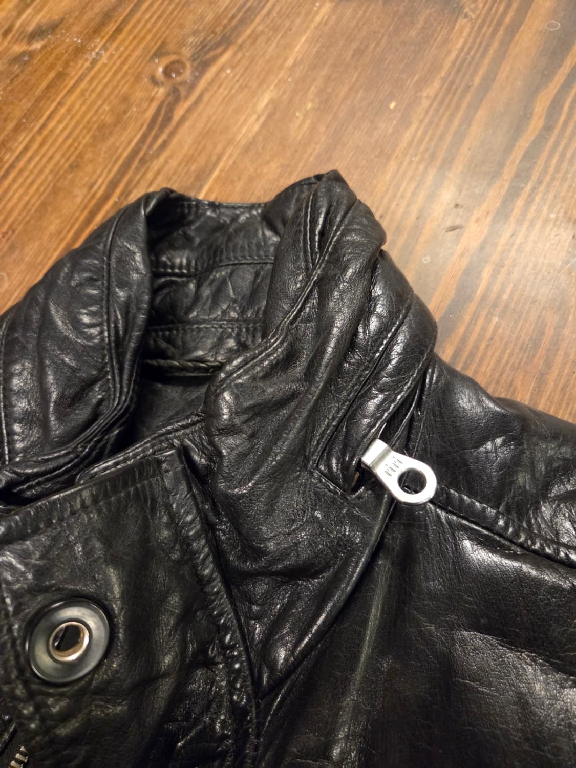 90'S 베르사체진 레더자켓 상품이미지6