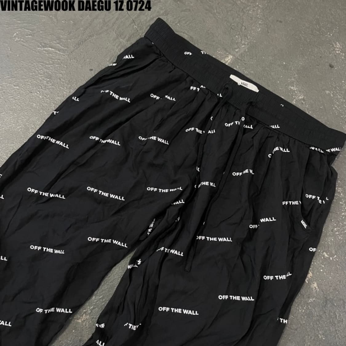 반스 로고플레이 팬츠 100 상품이미지2