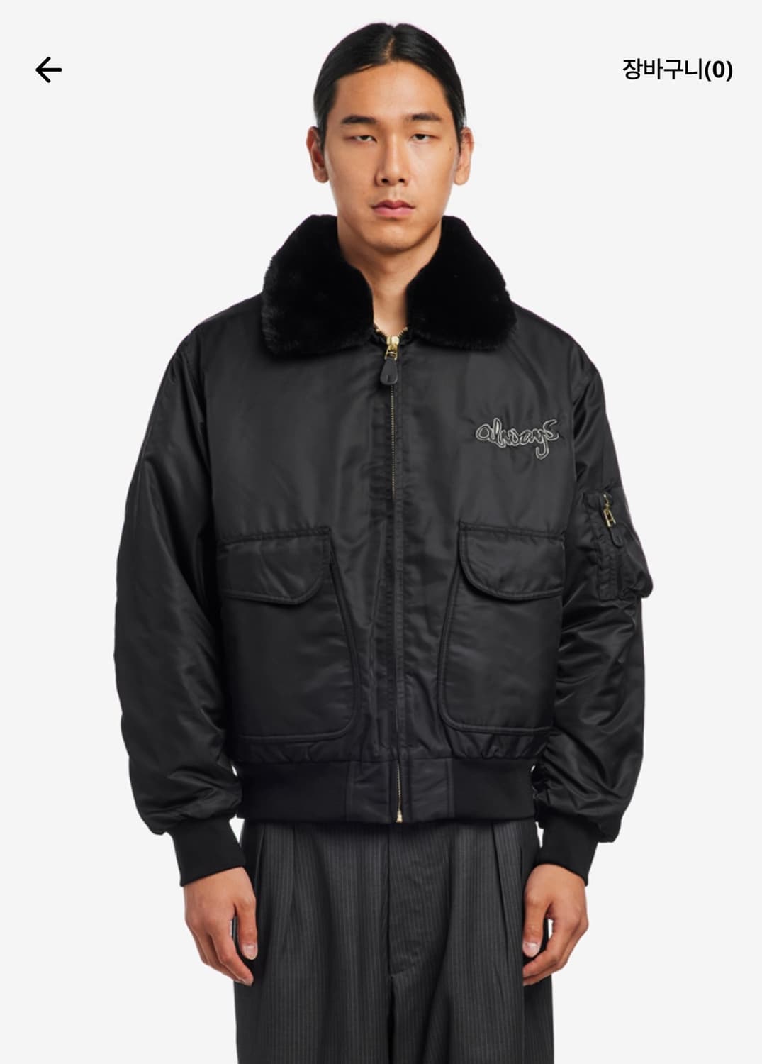 Alwaysdowhatyoushoulddo g15 자켓 블랙 M사이즈 상품이미지1