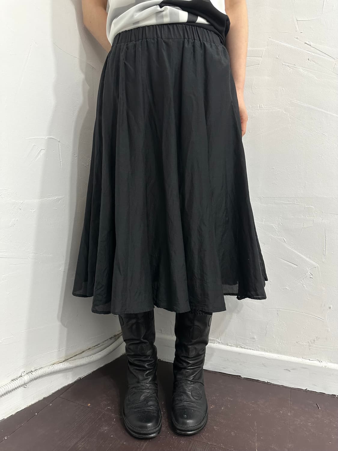 pleats midi skirt 상품이미지1