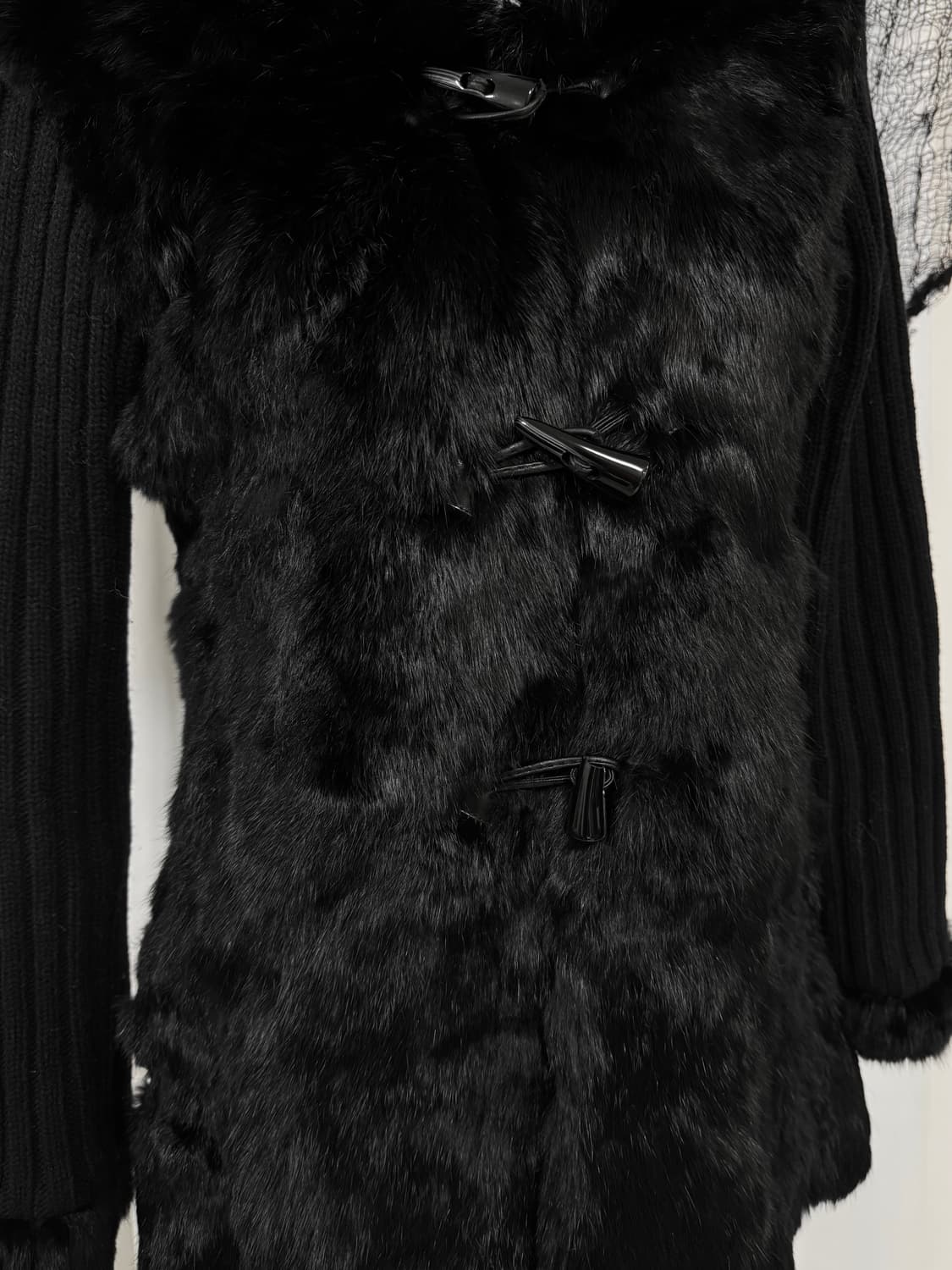 fur hood cardigan 상품이미지2