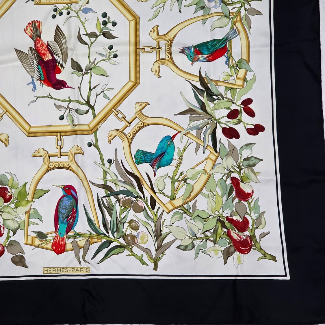 에르메스 90s 까레90 RAMAGE 라마지 라마쥬 패턴 스카프 상품이미지6