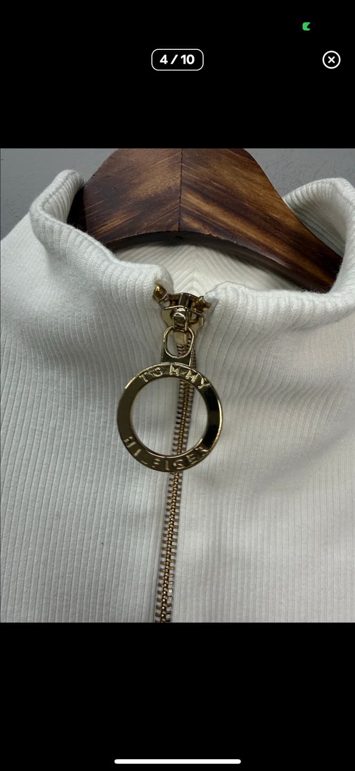 타미힐피거 화이트 집업 자켓 A3179 상품이미지4