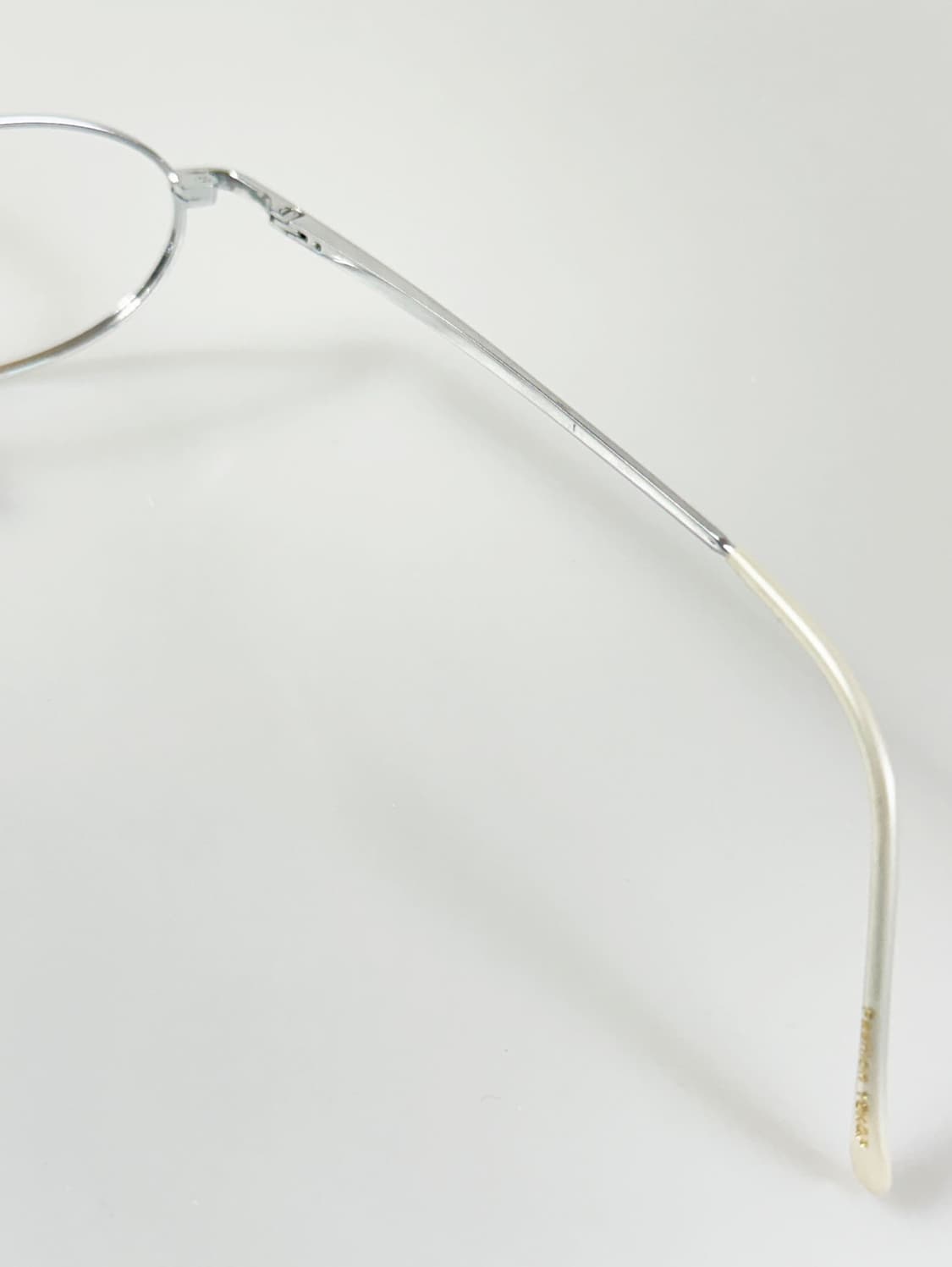 실버 슬림 오벌 메탈 프레임 빈티지 안경 상품이미지6