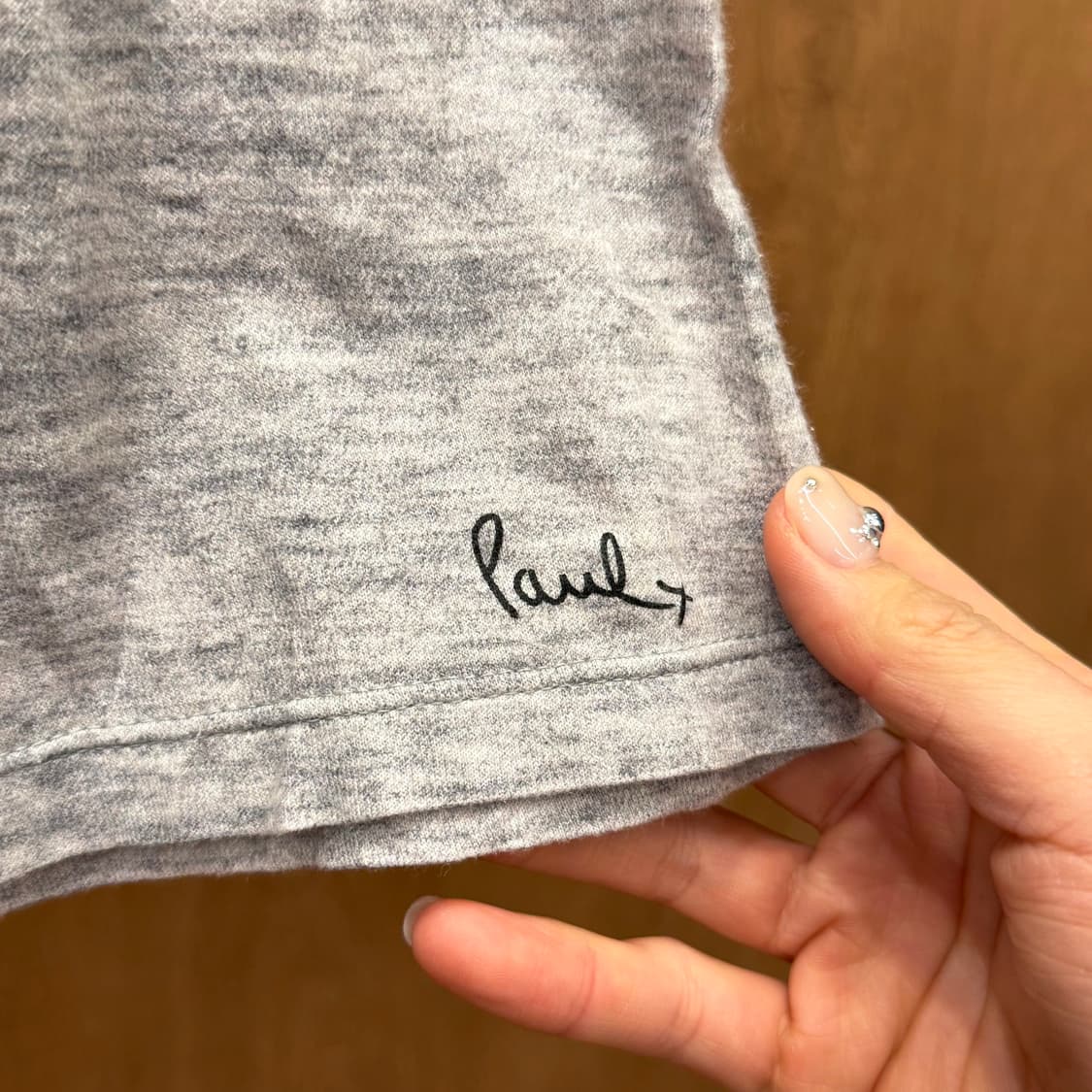 폴스미스 폴 레오파드 스카프 프린트 반팔 티셔츠 그래픽 프린팅 그레이 상품이미지6