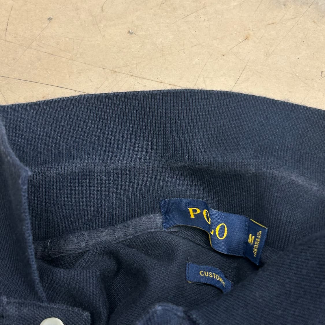 M 폴로랄프로렌 블랙 카라 반팔 티셔츠 상품이미지6