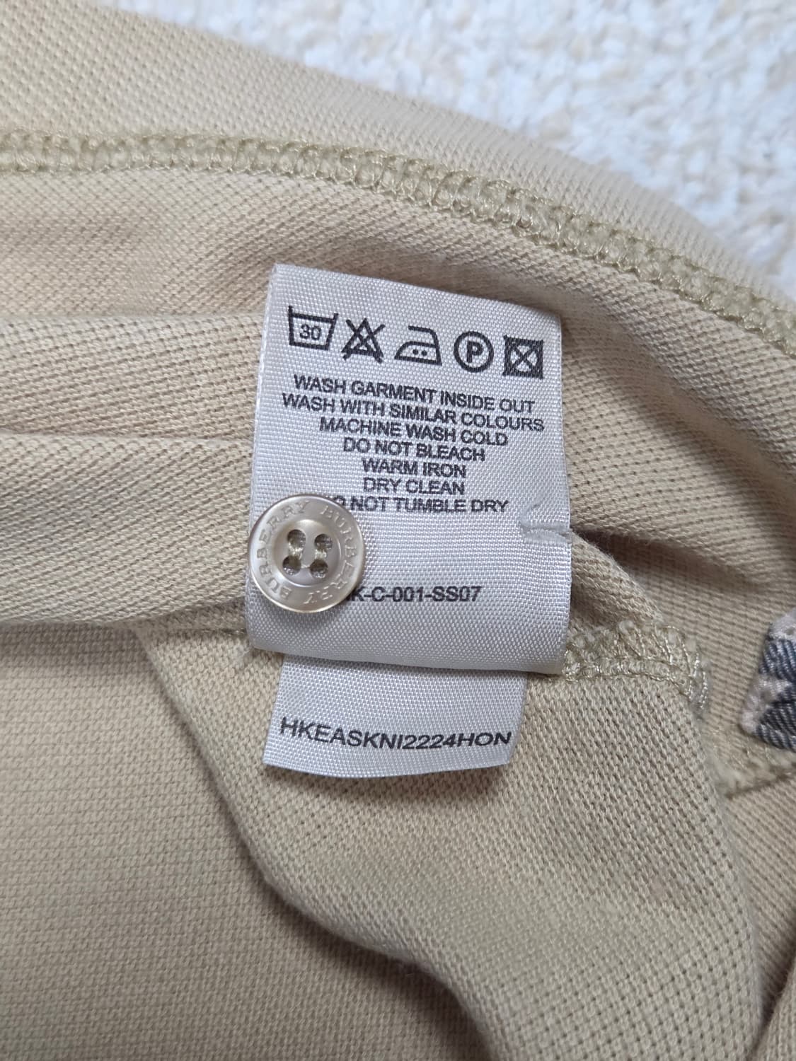 [버버리] 런던 노바체크 플래킷 포켓 피케 반팔 셔츠 | S00136 상품이미지5