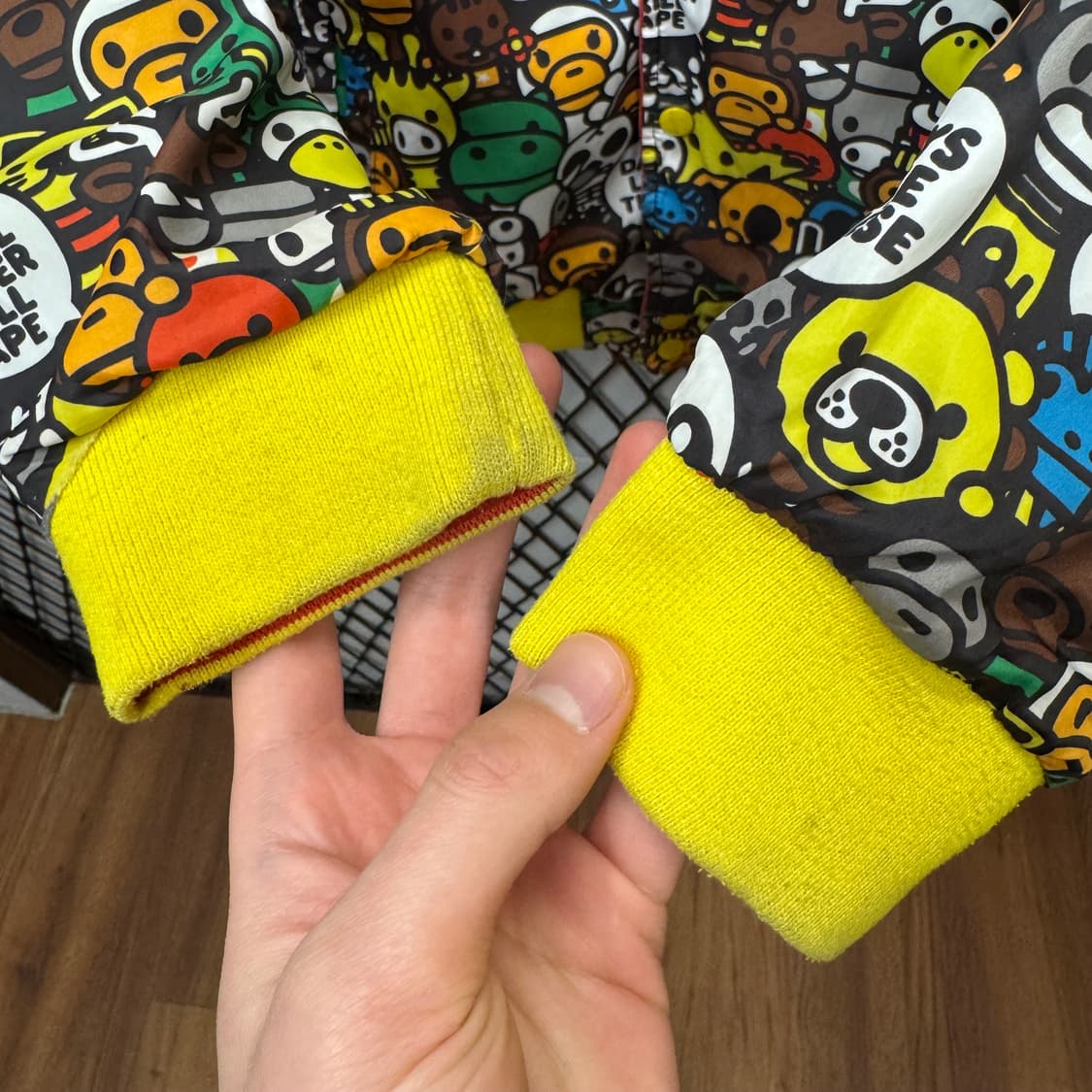 베이프 키즈 마일로 리버시블 바시티자켓 애니멀 사파리 포인트 상품이미지8