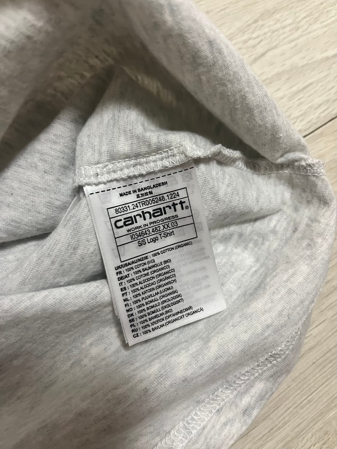 칼하트 로고 반팔 티셔츠 상품이미지5