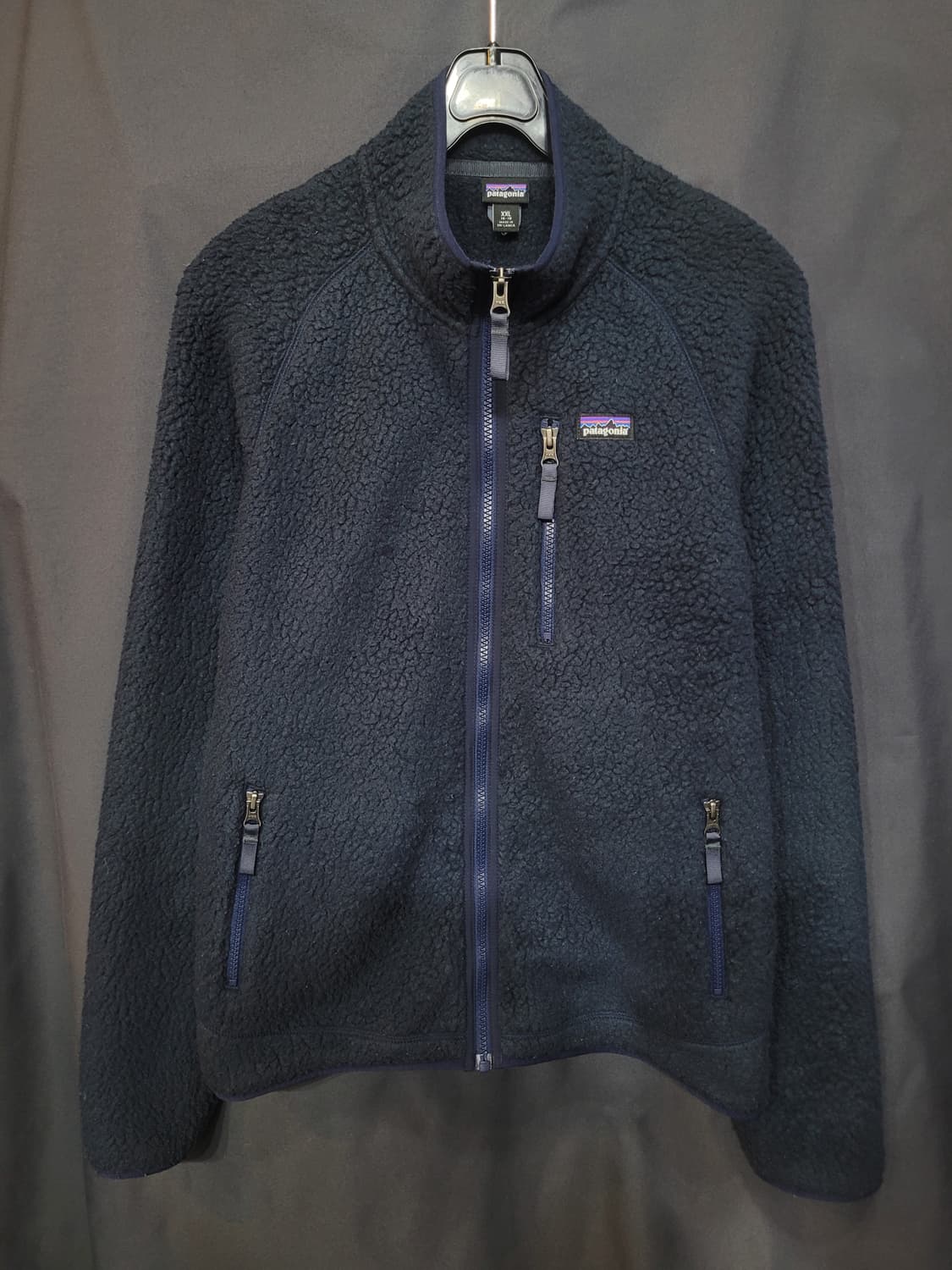 파타고니아 레트로 파일 플리스 네이비 자켓 상품이미지1