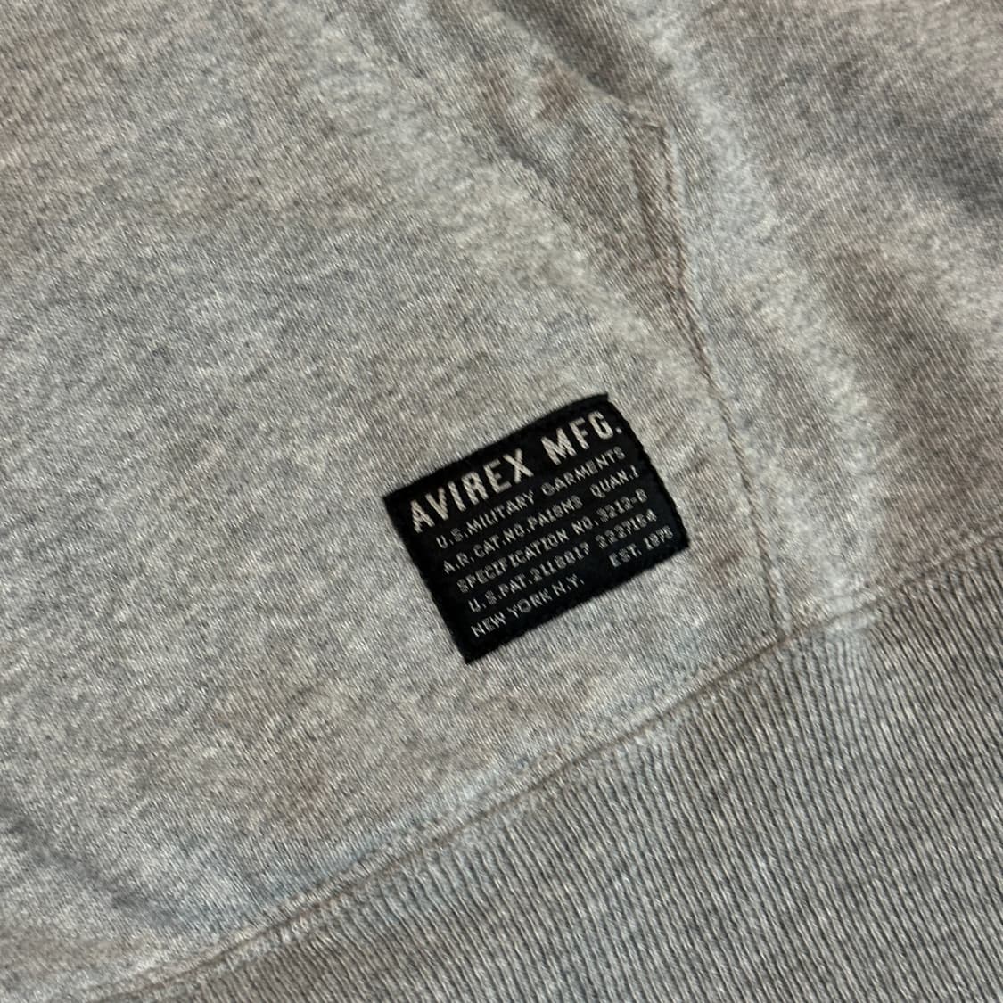 아비렉스 후드 집업 빅 사이즈 상품이미지3