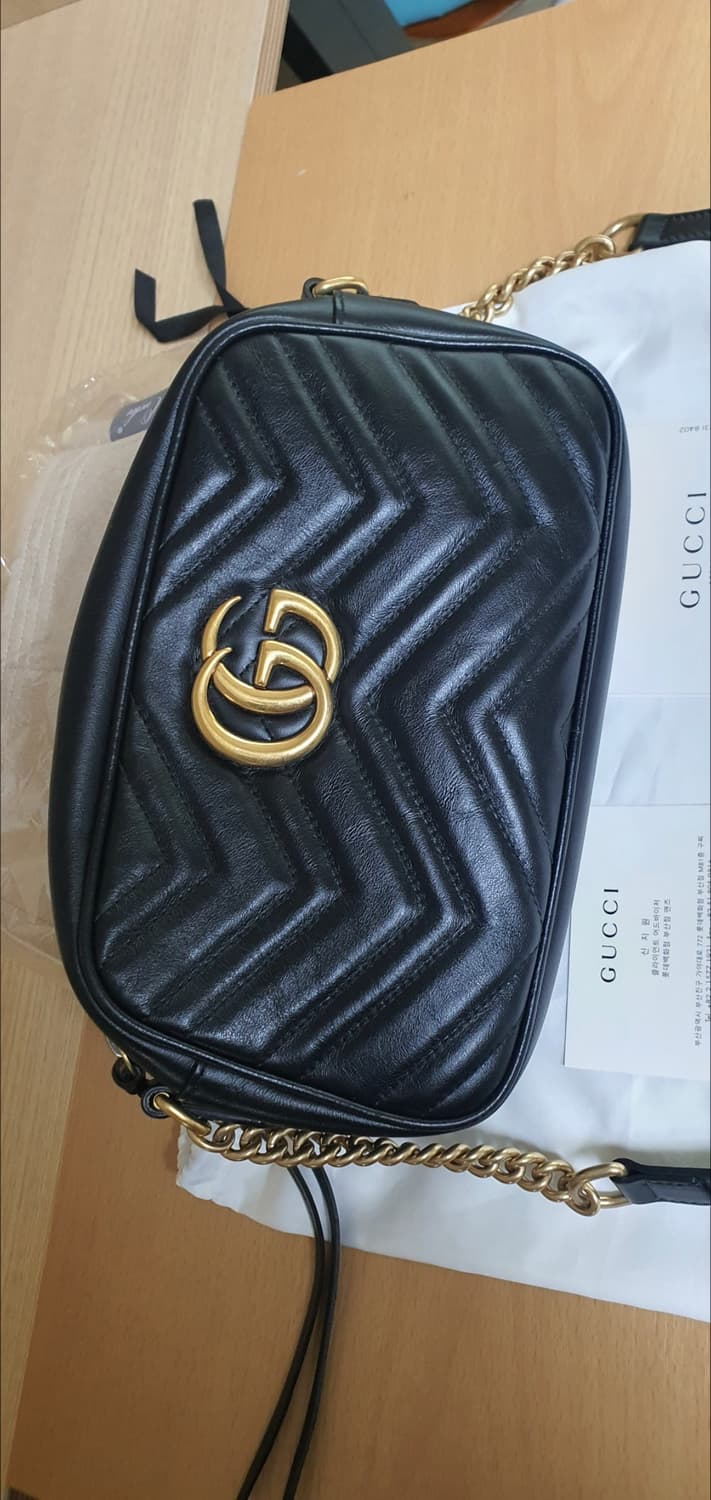 구찌 마몬트 마틀라세 스몰 크로스/크로스백 새상품급 정품(감정O) 상품이미지3