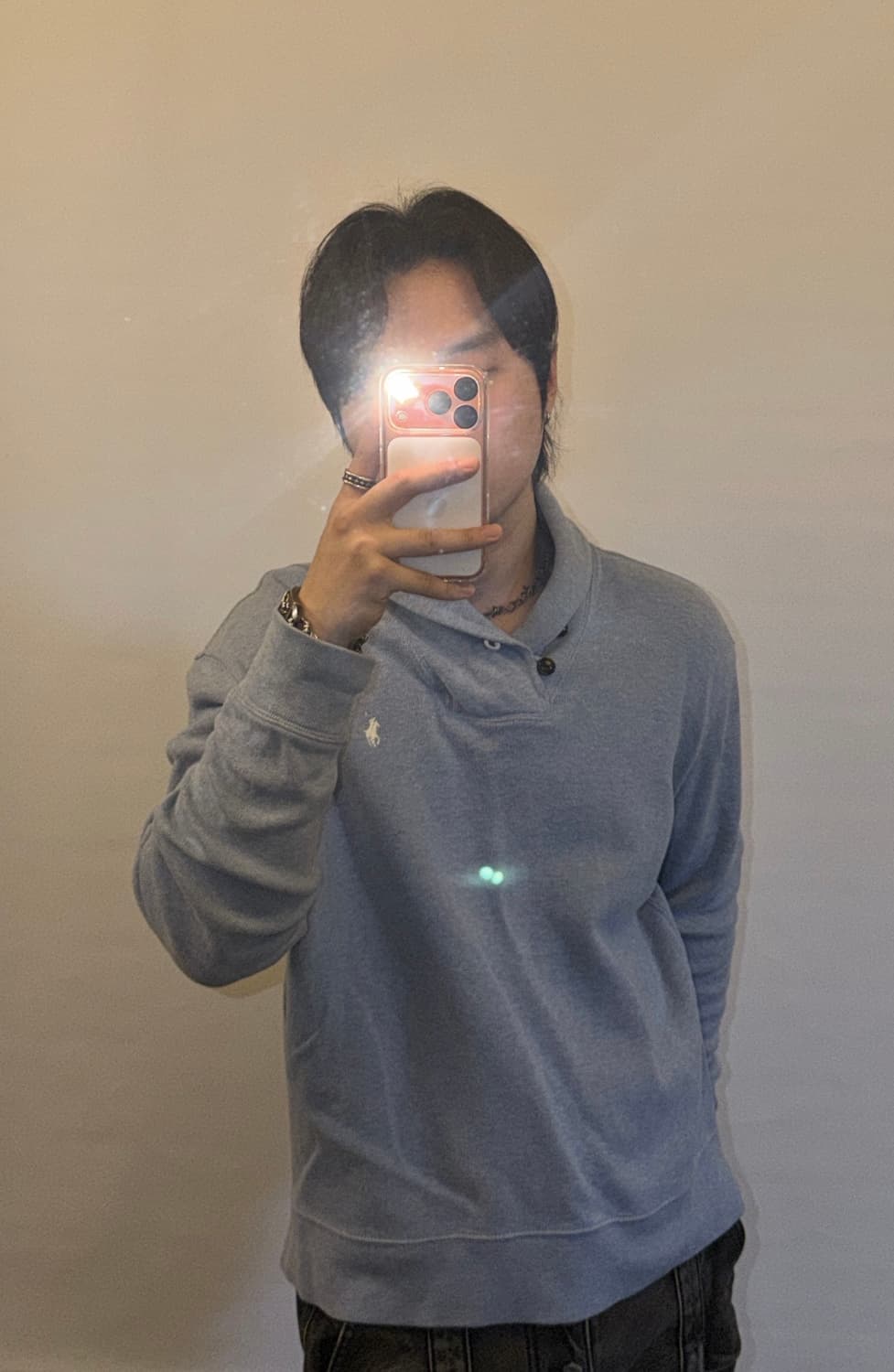 폴로 숄 카라 니트 상품이미지1