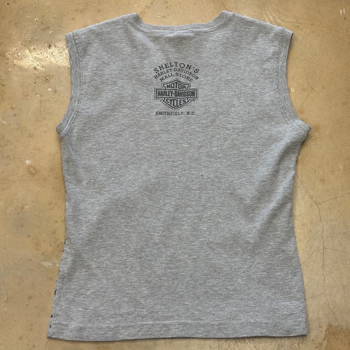 L 할리데이비슨 harley rules 패턴 여성용 민소매티셔츠 상품이미지3