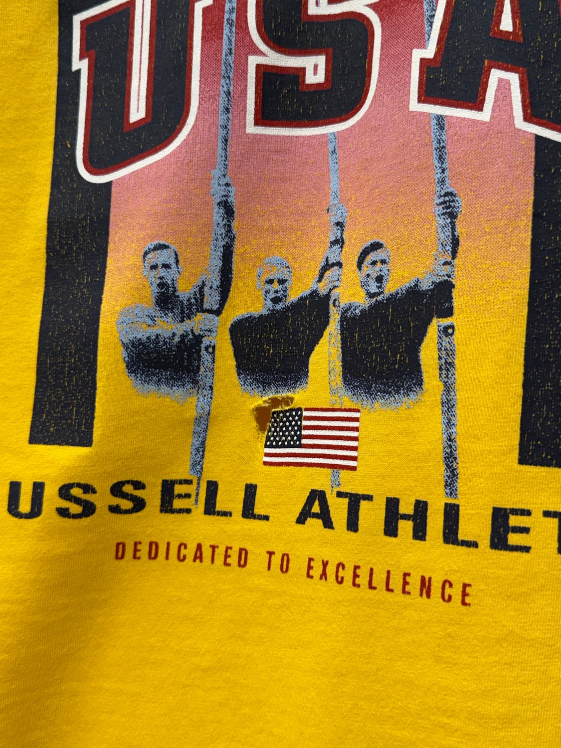 90s USA Russell Rowing Short Sleeve 상품이미지3
