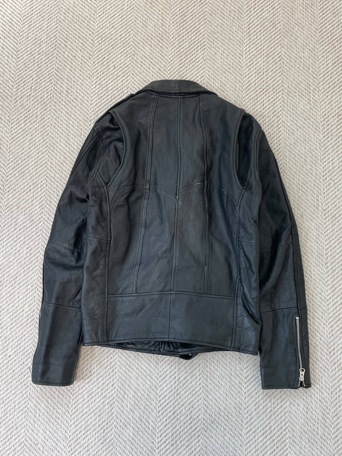 빈티지 더블 라이더 레더 재킷 J03926 상품이미지7