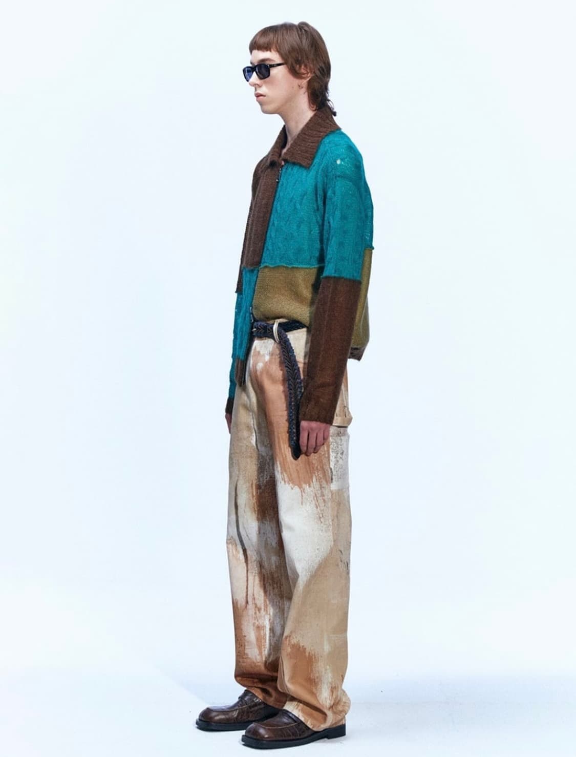 앤더슨벨 마테이라 패치워크 가디건 (새상품) S 상품이미지3