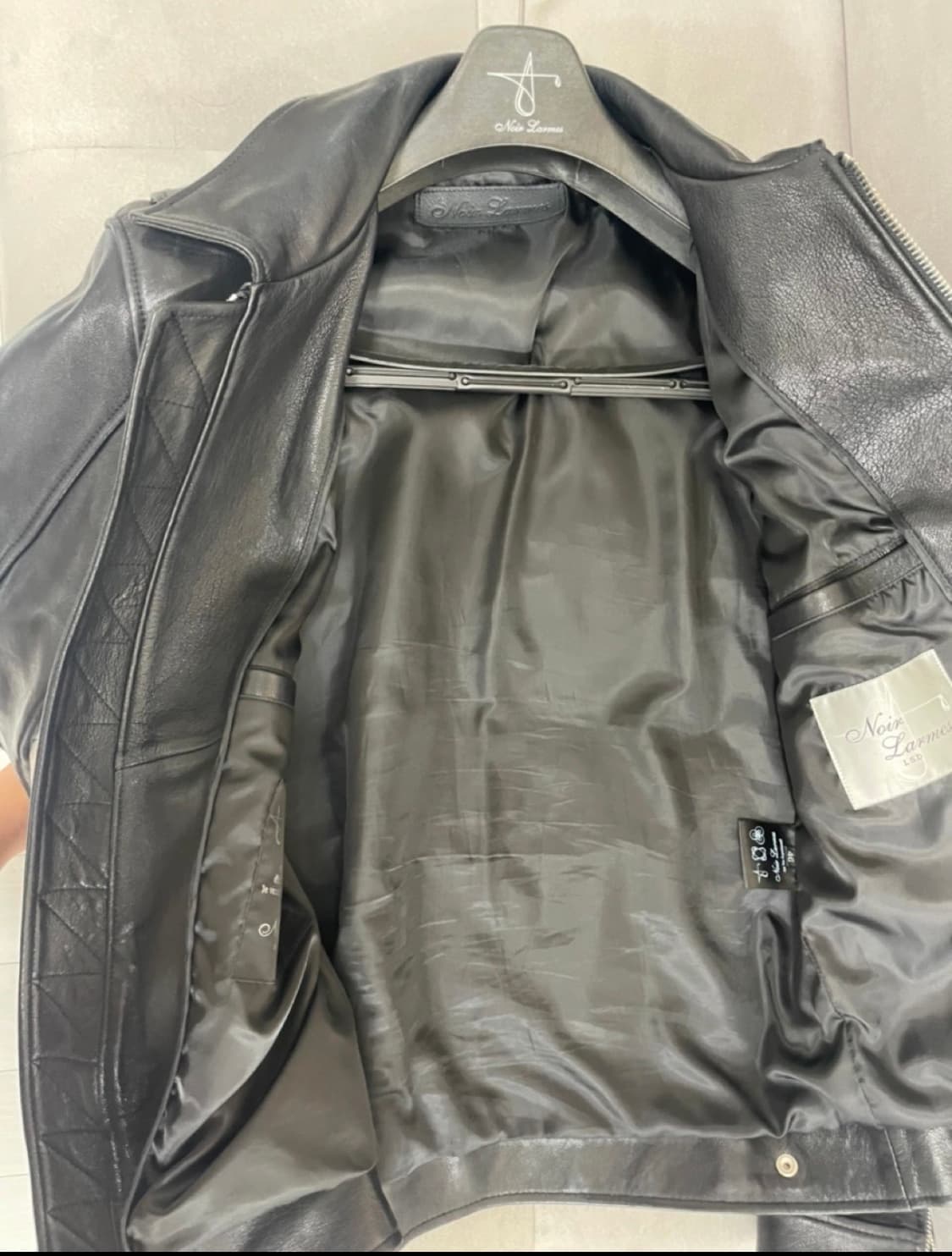 느와르 라르메스 싱글 라이더 자켓 46사이즈 상품이미지2