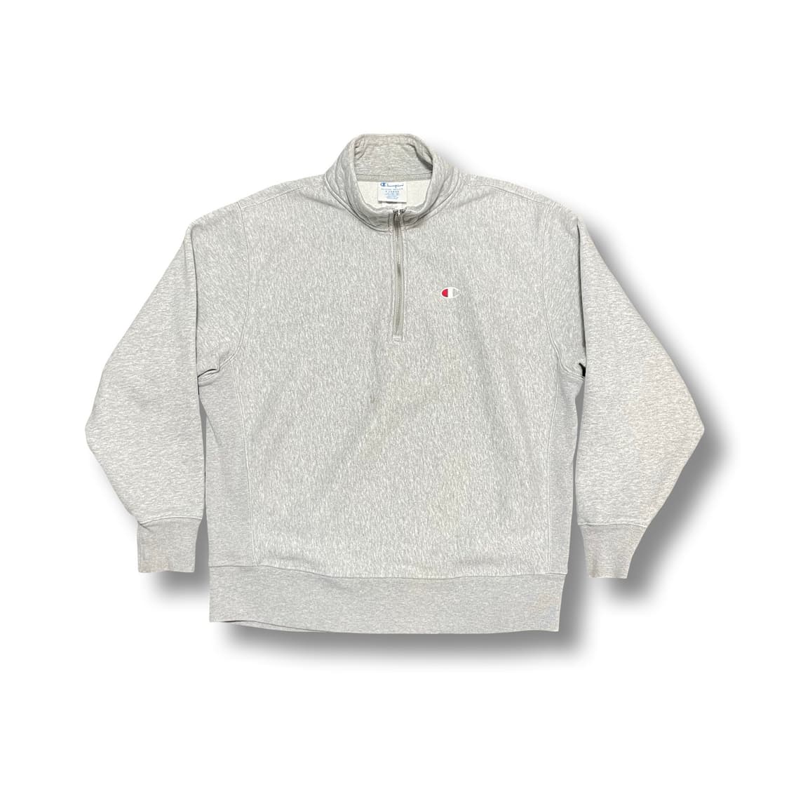 [XL] 챔피온 리버스위브 빈티지 하프집업 맨투맨 회색 상품이미지1