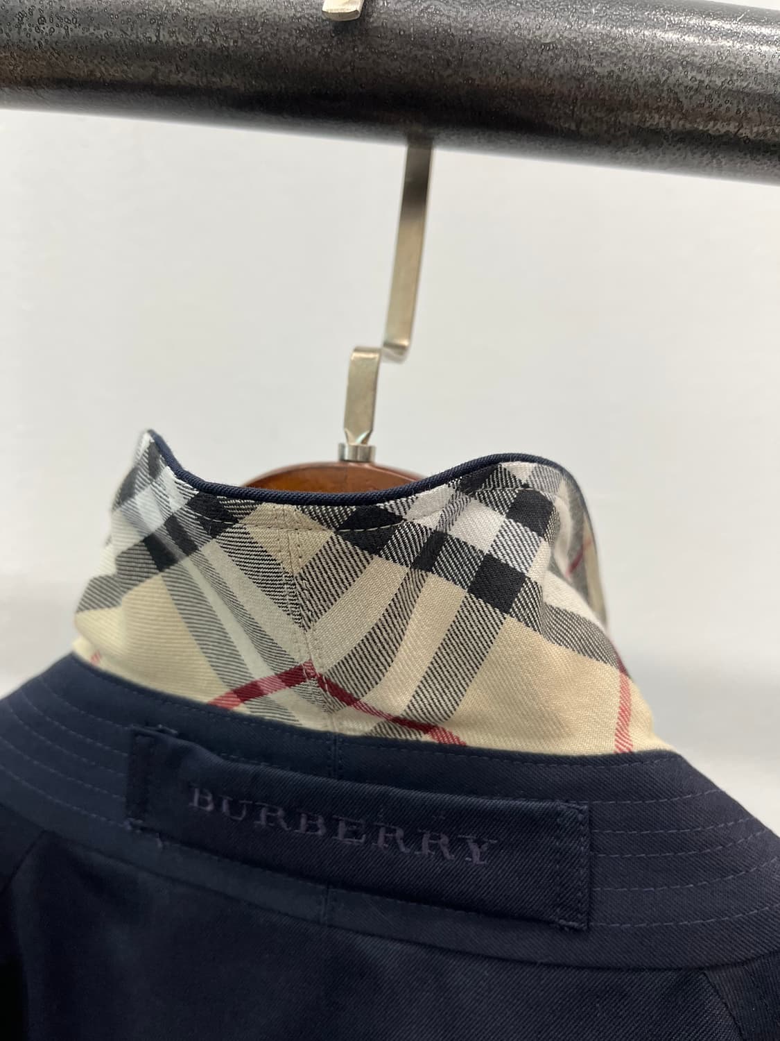 여) 버버리 네이비 개버딘코트 상품이미지5